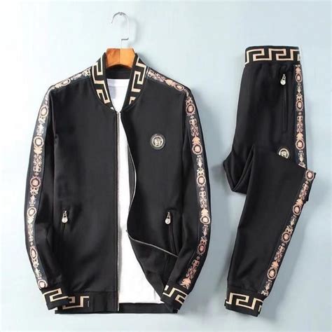 versace outfit men|versace tracksuit men's price.